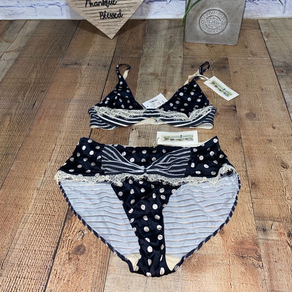 Trelise cooper silk lingerie set NWT